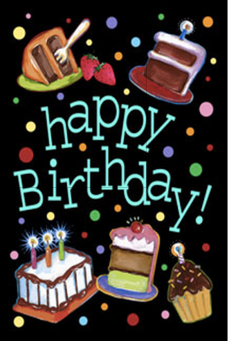 Happy Birthday Yard Flags (3 Options)