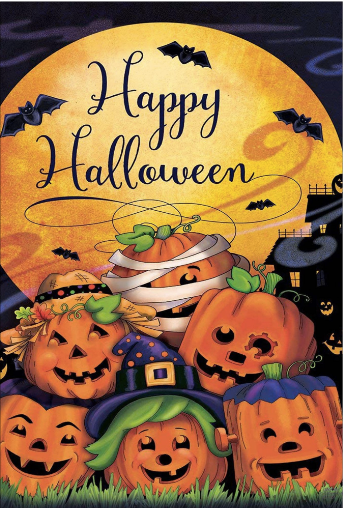 Halloween Yard Flags (4 Options)