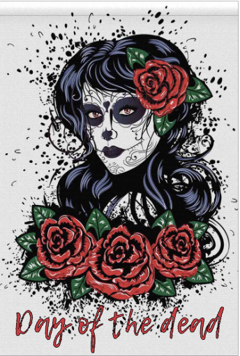 Day of the Dead Yard Flags (3 Options)