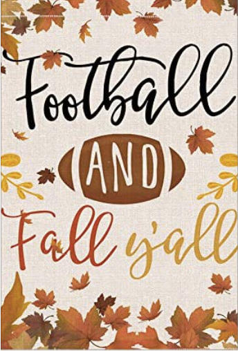 Football Season Yard Flags (4 Options)