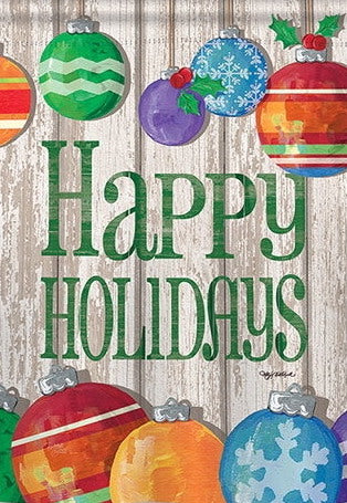 Merry Christmas/ Happy Holidays Yard Flags (13 Options)