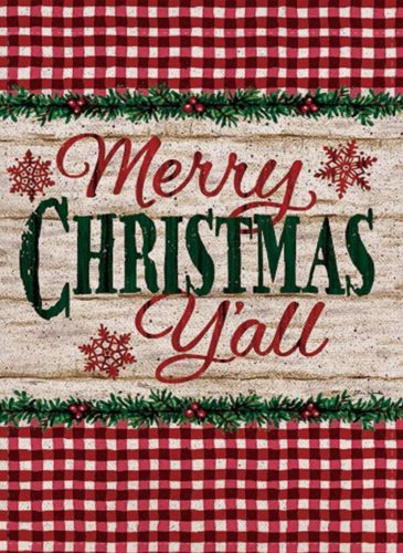 Merry Christmas/ Happy Holidays Yard Flags (13 Options)