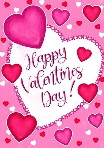 Valentines Day Yard Flags (4 Options)