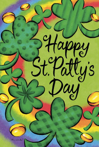 St. Patricks Day Yard Flags (4 Options)
