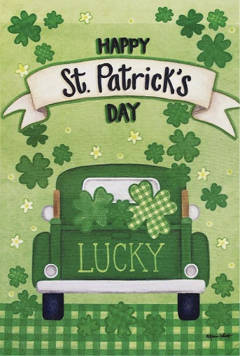 St. Patricks Day Yard Flags (4 Options)