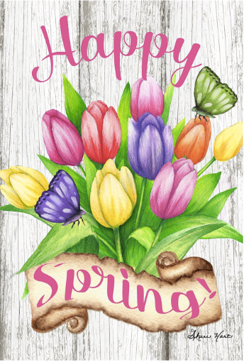 Spring Yard Flags (5 Options)