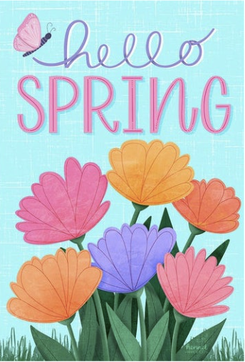 Spring Yard Flags (5 Options)