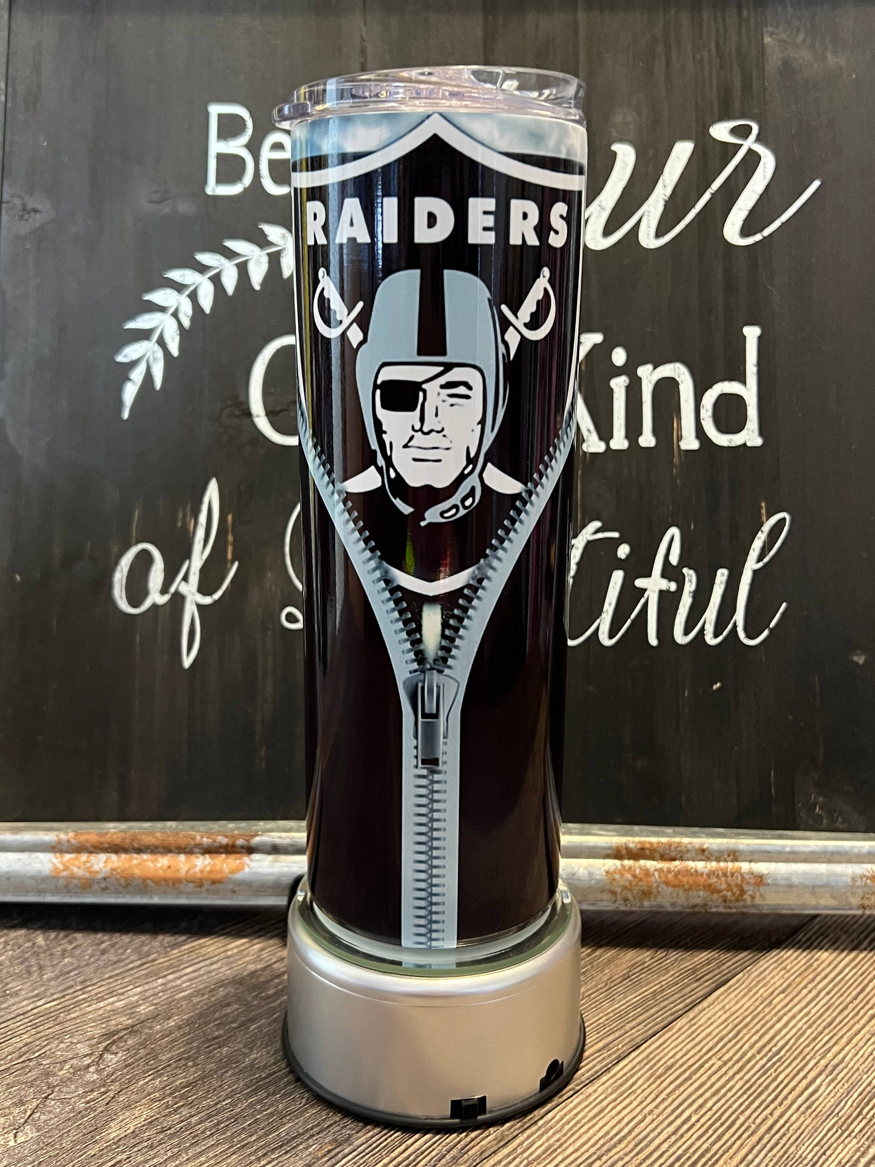 Las Vegas Raiders Insulated Sublimation Tumbler/ Gifts/ 