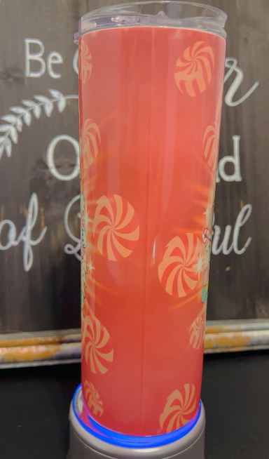 Disney Mickey & Minnie Christmas 20oz Skinny Straight Tumbler