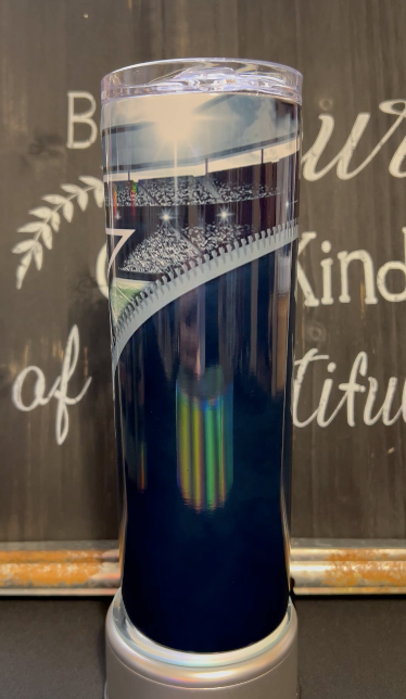 Dallas Cowboys Zipper 20oz Skinny Straight Tumbler