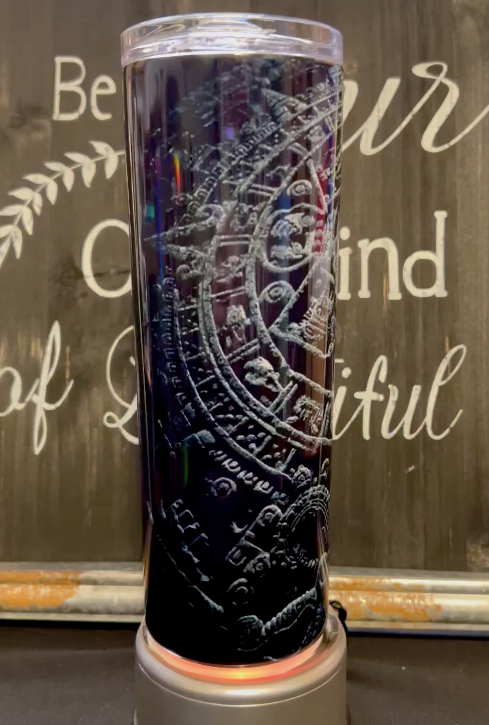 Aztec Print 20oz Skinny Straight Tumbler