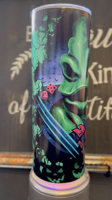 Oogie Boogie 20oz Skinny Straight Tumbler