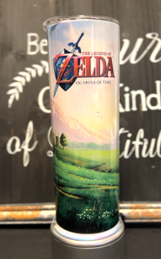 Legend of Zelda 20oz Skinny Straight Tumbler
