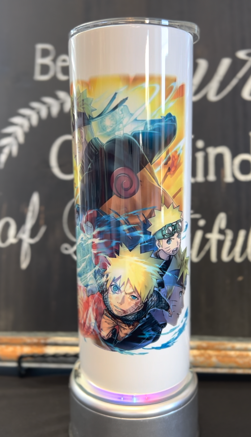 Naruto 20oz Skinny Straight Tumbler