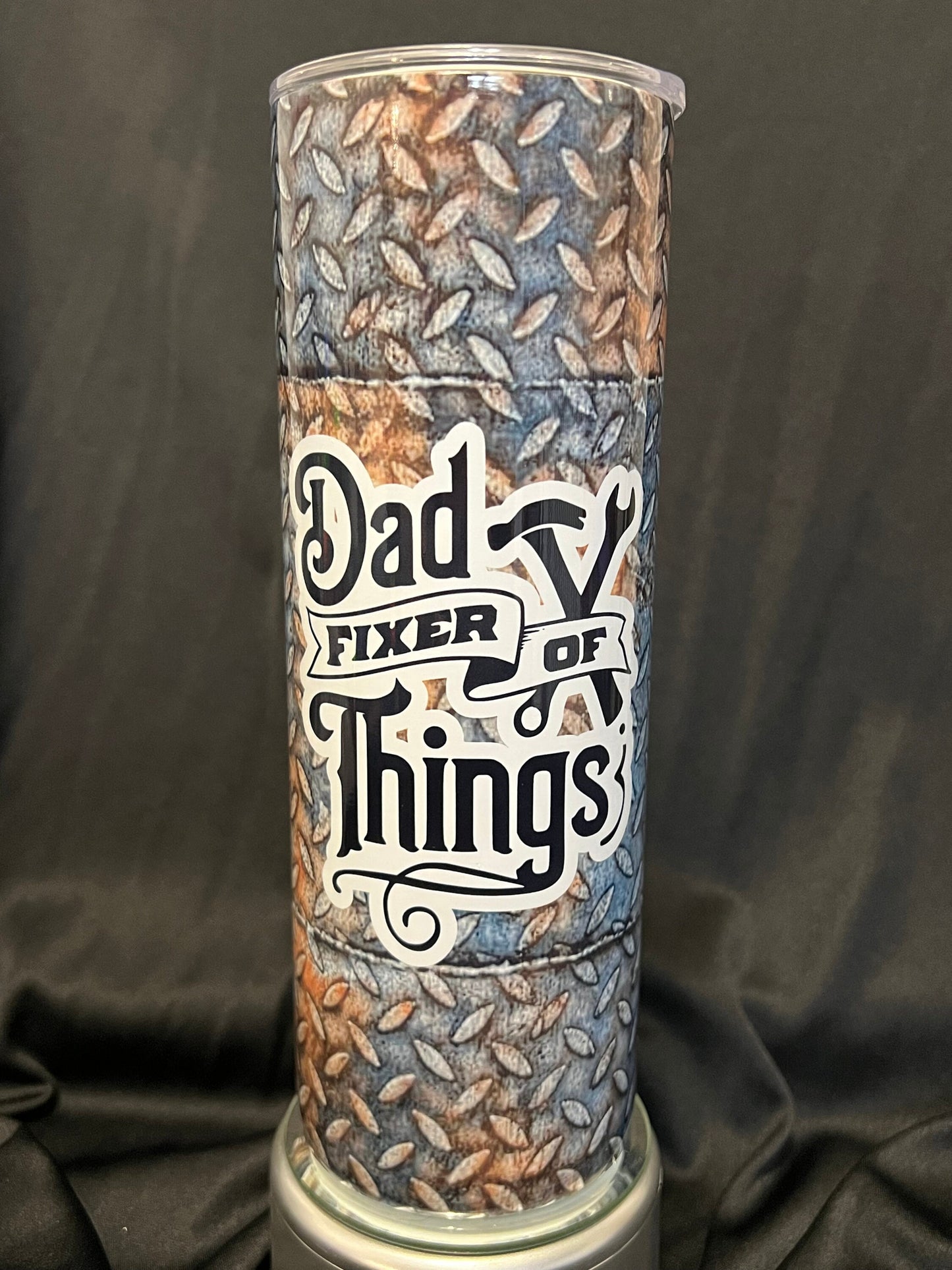 Dad/ Papa Fixer of Things 20oz Skinny Straight Tumbler