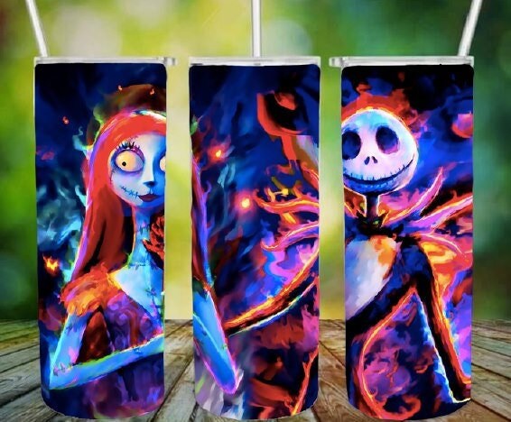 Disney Nightmare Before Christmas 20oz Skinny Straight Tumbler