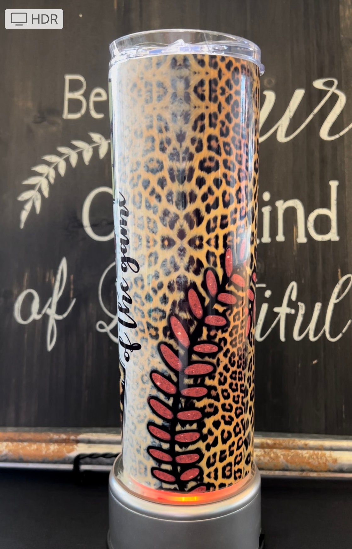 For the Love of the Game (Softball) 20oz Skinny Straight Tumbler