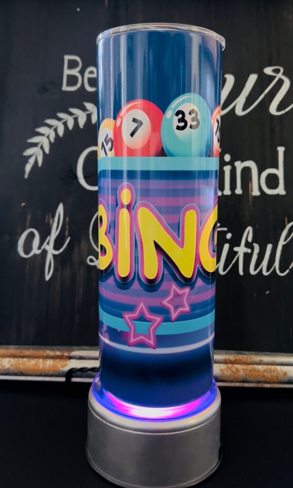 Bingo 20oz Skinny Straight Tumbler