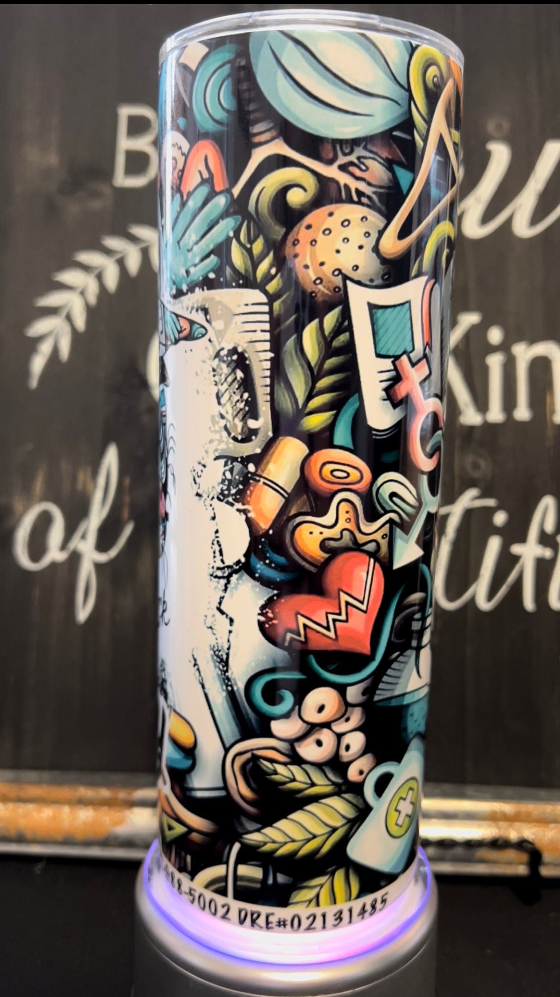 Nurses Rock 20oz Skinny Straight Tumbler