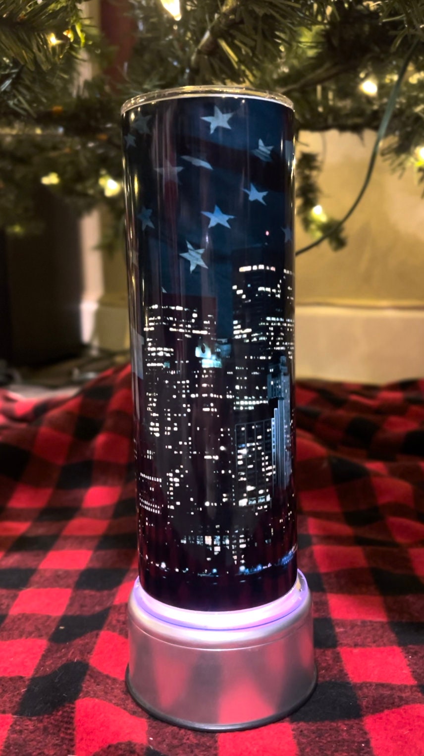 Twin Towers 20oz Skinny Straight Tumbler