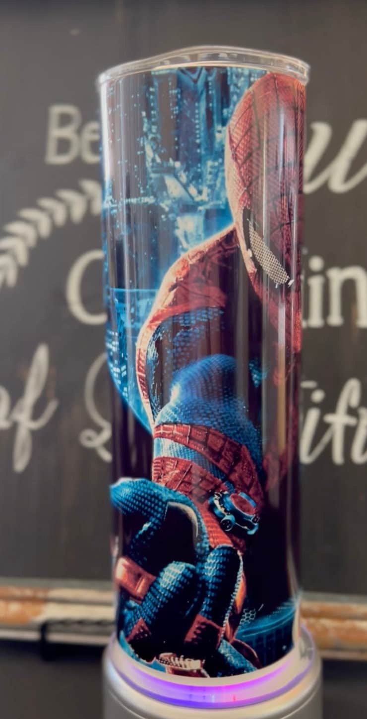 Spiderman 20oz Skinny Straight Tumbler