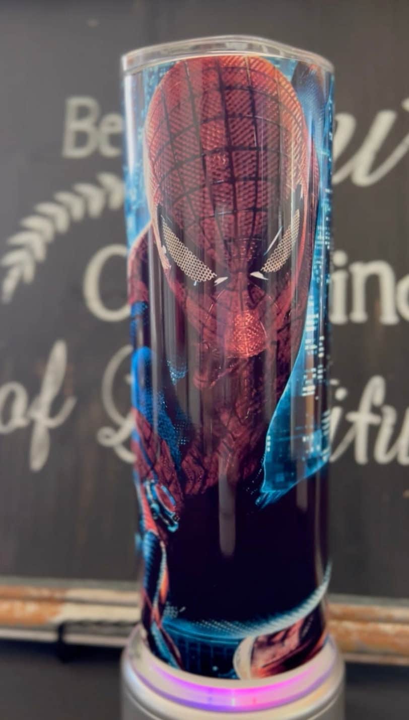 Spiderman 20oz Skinny Straight Tumbler