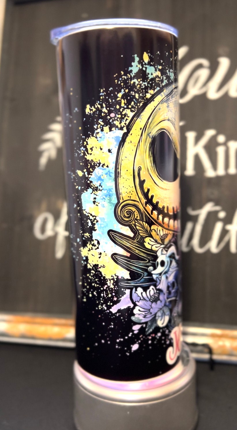 Personalized Disney Nightmare Before Christmas #2 20oz Skinny Straight Tumbler