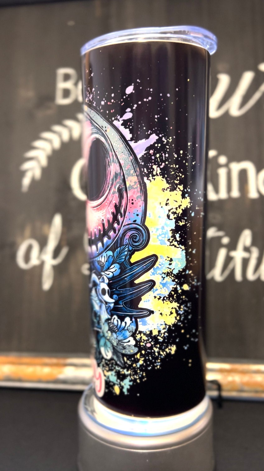 Personalized Disney Nightmare Before Christmas #2 20oz Skinny Straight Tumbler