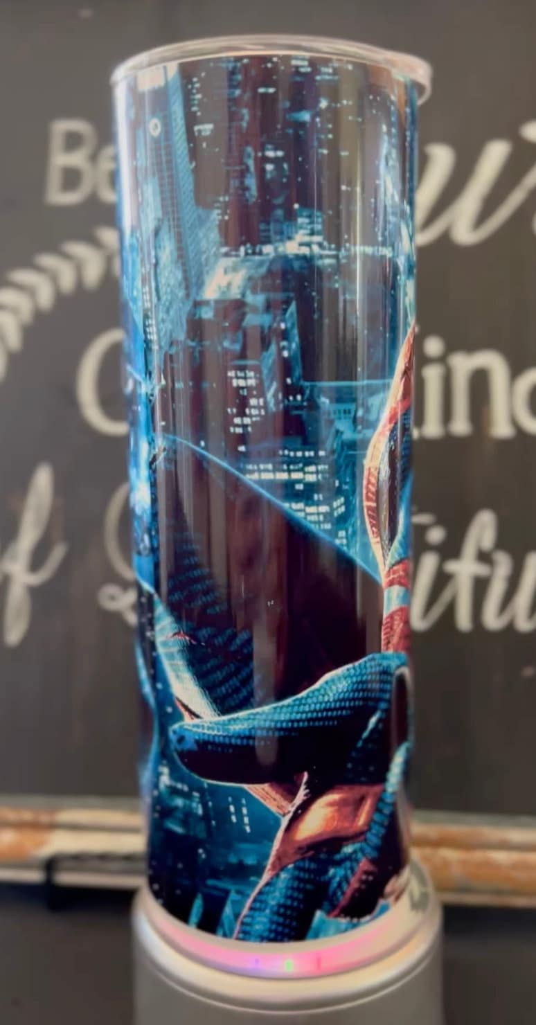 Spiderman 20oz Skinny Straight Tumbler