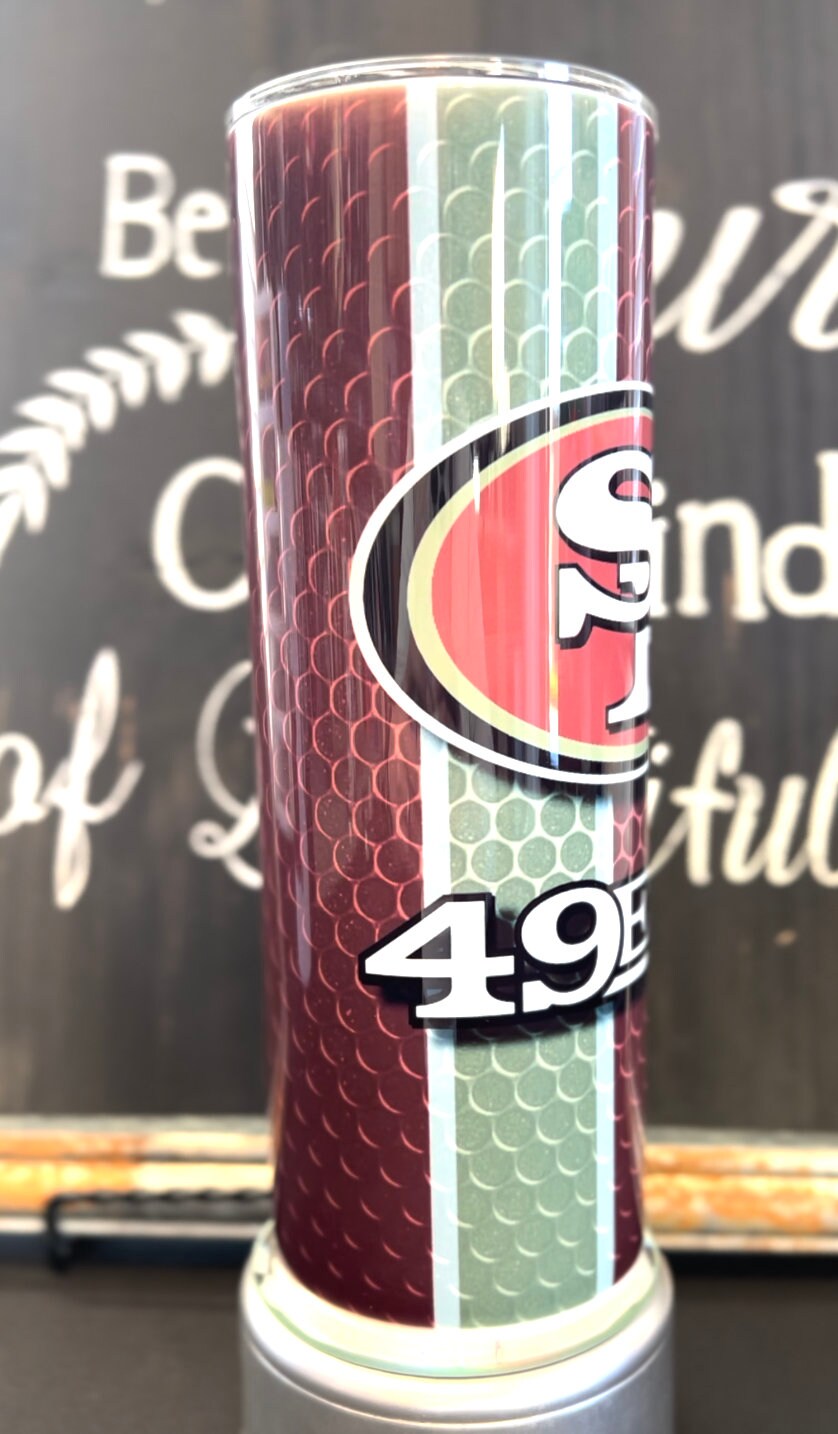 San Francisco 49er 20oz Skinny Straight Tumbler
