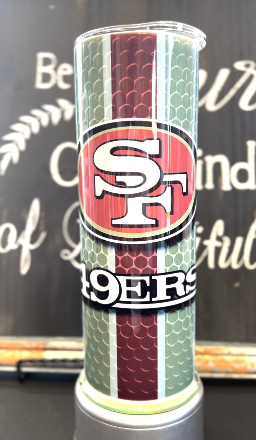 San Francisco 49er 20oz Skinny Straight Tumbler