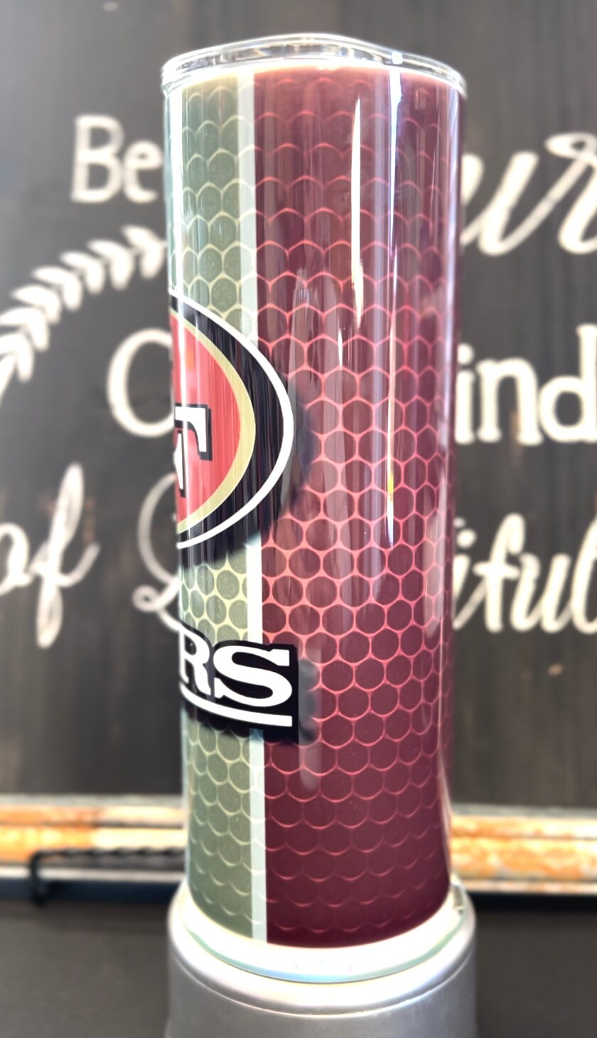 San Francisco 49er 20oz Skinny Straight Tumbler