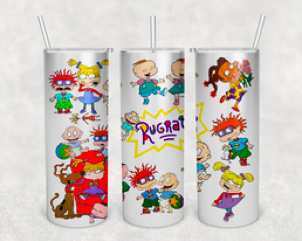 Rugrats 20oz Skinny Straight Tumbler