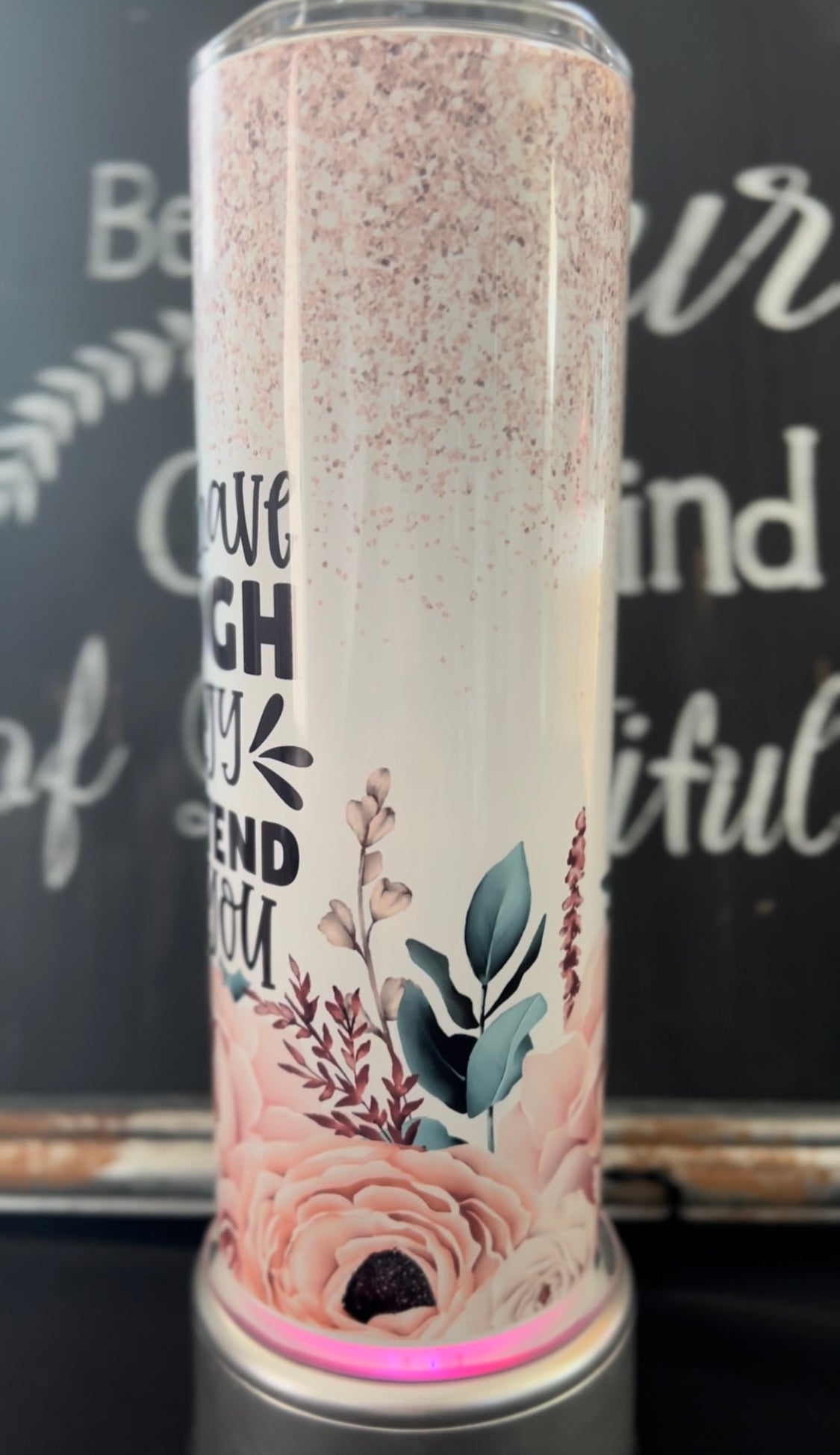 I Don’t Have Enough Energy to Pretend I Like You 20oz Skinny Straight Tumbler
