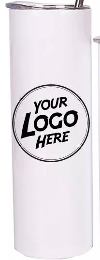 10 Business logo 20oz Skinny Straight Tumblers