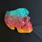 Multi color 3D printed skull