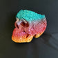 Multi color 3D printed skull