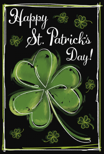 St. Patricks Day Yard Flags (4 Options)