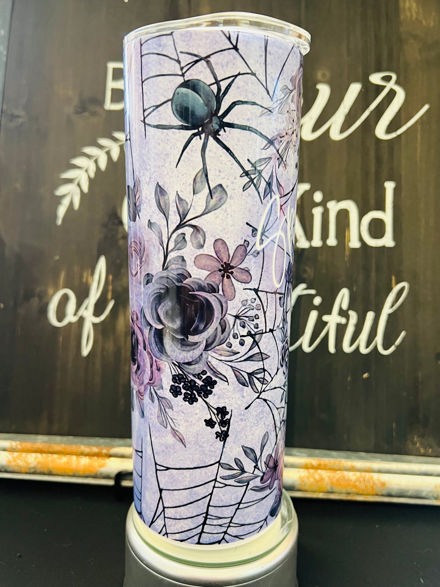 Spooky Vibes Tumbler 20oz Skinny Straight Tumbler