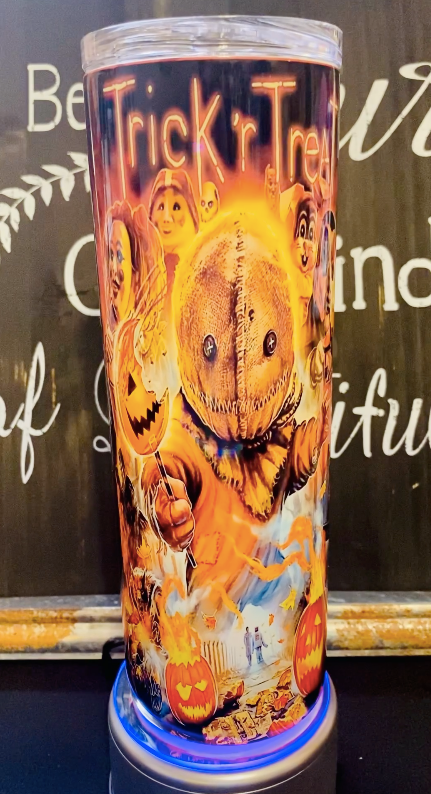 Trick or Treat/ Rules of Halloween 20oz Skinny Straight Tumbler