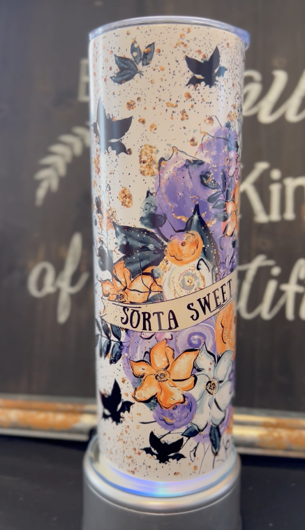 Sorta Sweet, Sorta Spooky 20oz Skinny Straight Tumbler