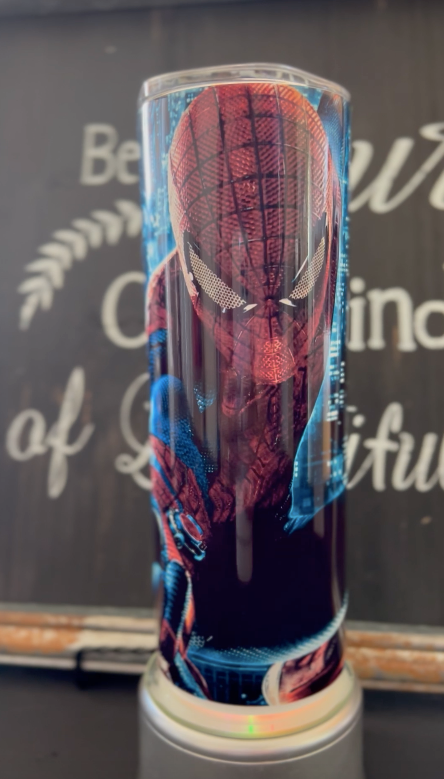 Spiderman 20oz Skinny Straight Tumbler