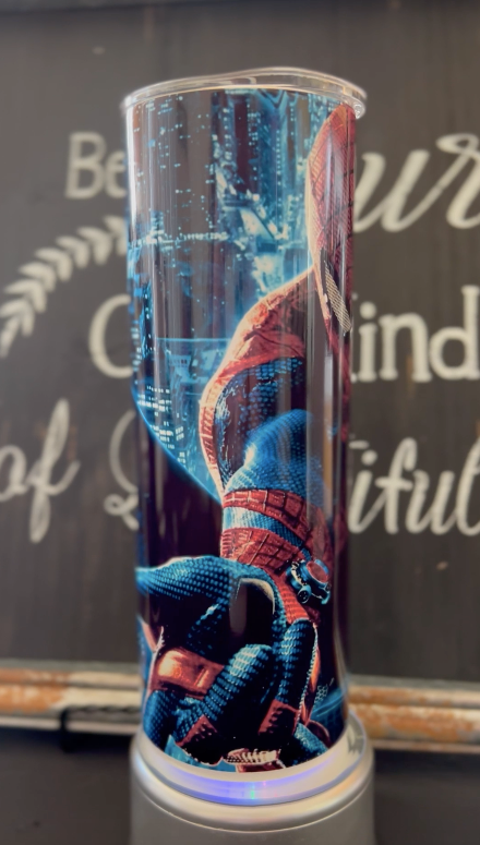 Spiderman 20oz Skinny Straight Tumbler