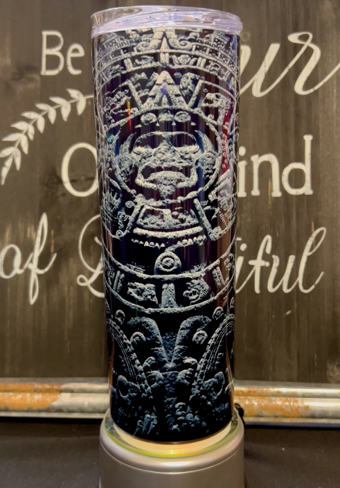 Aztec Print 20oz Skinny Straight Tumbler