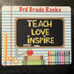 Teach, Love, Inspire Custom Mouse Pad