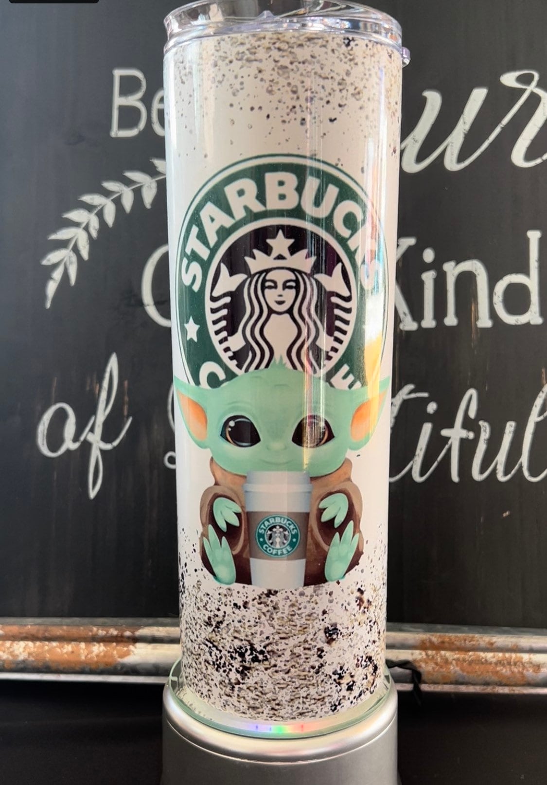 Baby Yoda/Grogu Starbucks 20oz Skinny Straight Tumbler