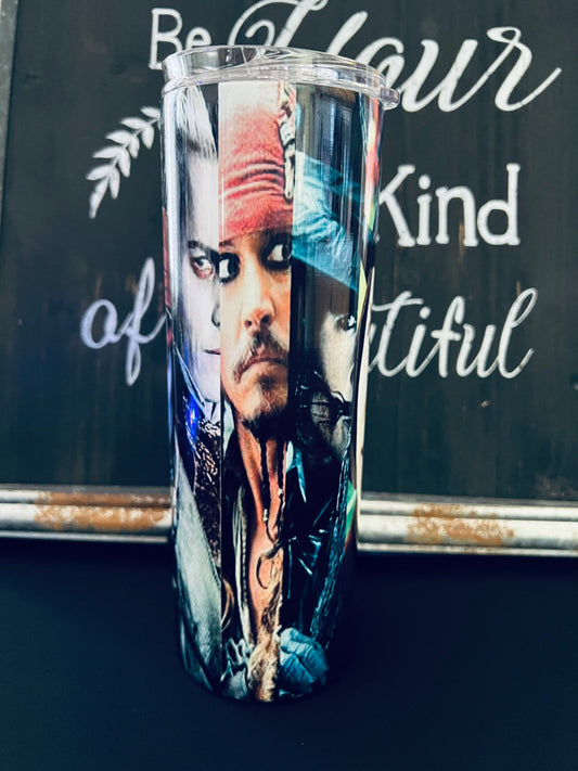 Johnny Depp 20oz Skinny Straight Tumbler