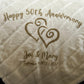 50th Wedding Anniversary Blanket