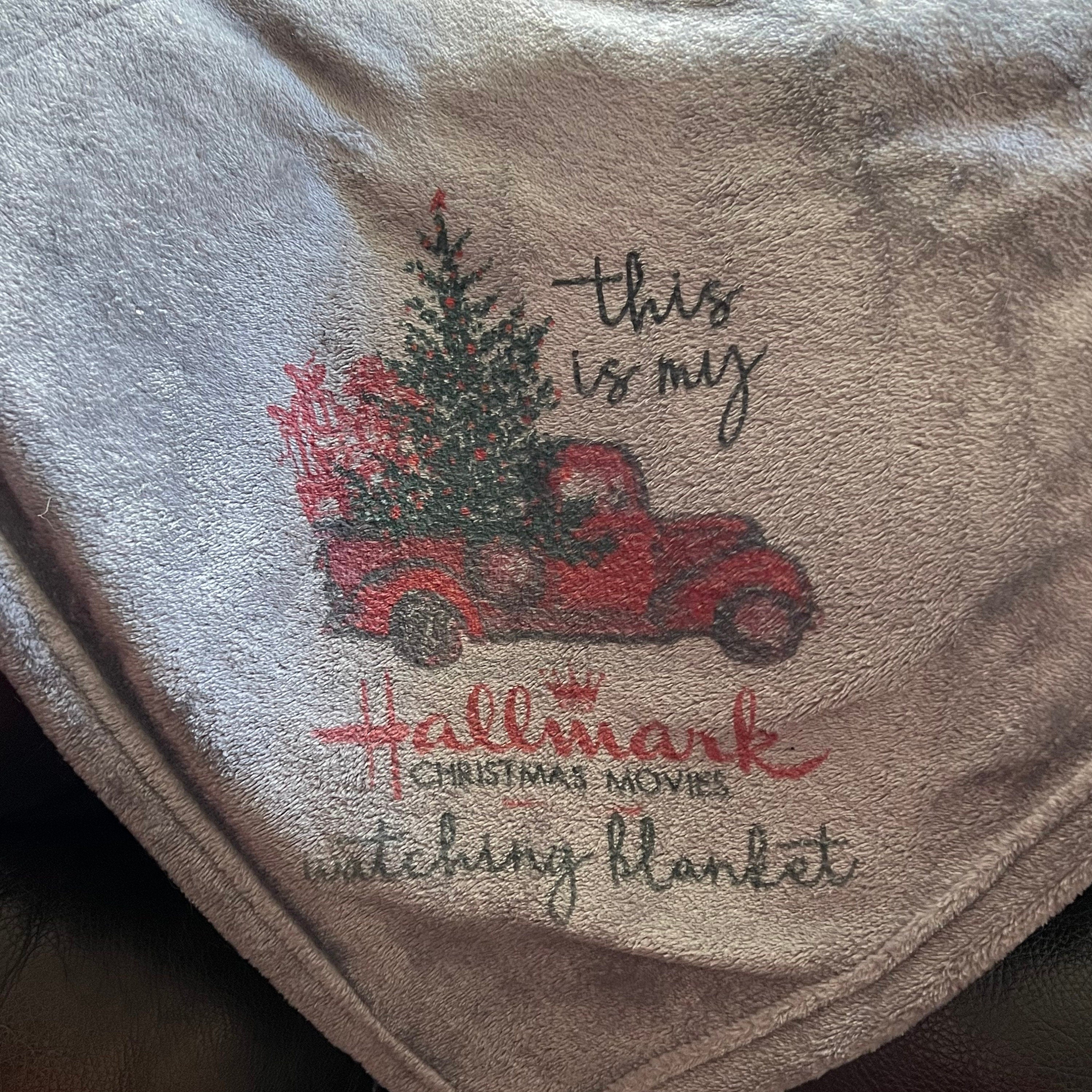 This is my Hallmark Christmas Movie Watching Blanket