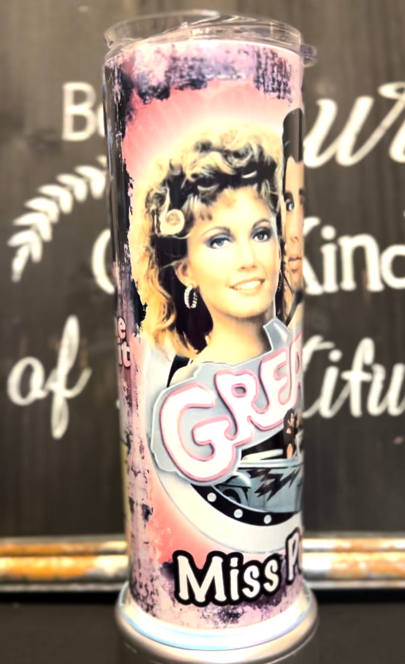 Grease 20oz Skinny Straight Tumbler